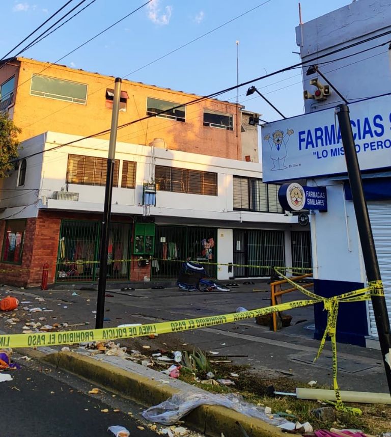 Vendedor atropellado por ambulancia