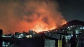 VIDEO: Fuerte incendio consume la Sierra de Guadalupe, en Tultitlán; vecinos en alerta