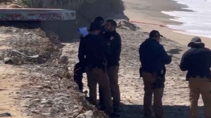 VIDEO: Ejecutan a sujeto que lanzó a un hombre al acantilado en playas de Tijuana
