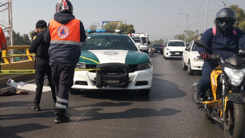Caos en Circuito Interior; persona en situación de calle muere atropellada