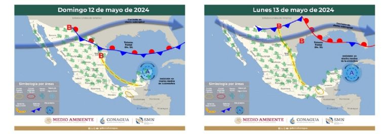 Clima en Sonora para el fin de semana. Foto: Conagua