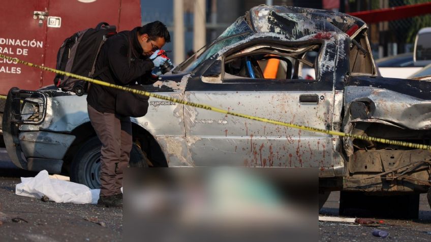 FOTOS: Fatídico accidente en la México-Toluca deja dos muertos; salieron proyectados
