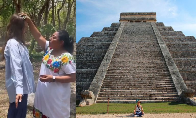 Jessica Alba en Chichén Itzá