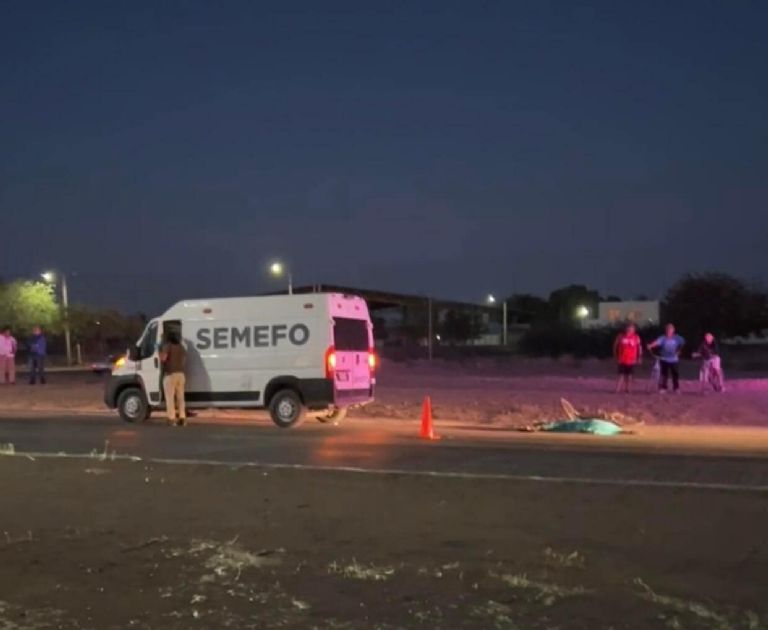 El cuerpo de la víctima quedó tendido en la Carretera Internacional