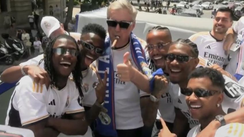 Carlo Ancelotti recrea foto histórica con el Real Madrid y desborda las redes sociales