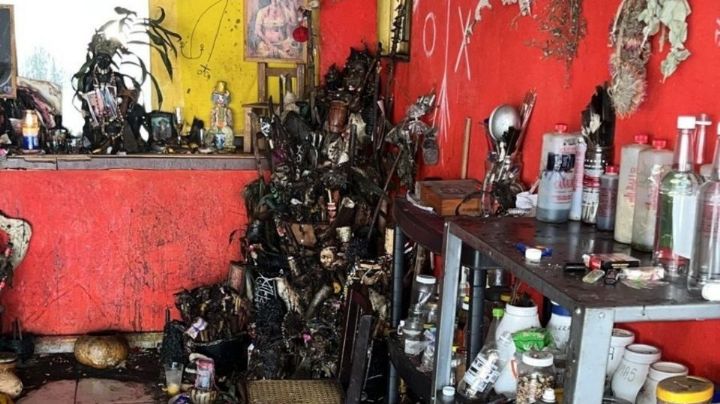 Edomex: Catean inmueble relacionado con rituales de santería y hallan armas y narcóticos