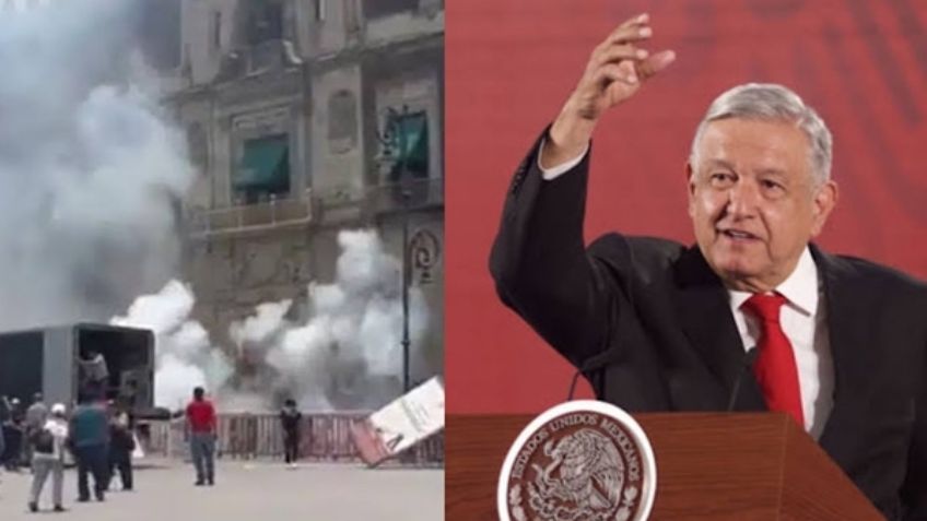 Ayotzinapa: Esto dijo AMLO sobre el ataque a Palacio Nacional que dejó 26 víctimas