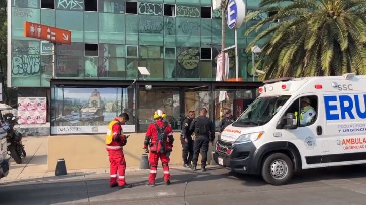 Alerta en Revolución: Mujer intenta lanzarse de edificio en Plaza de la República