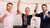 Foto ilustrativa de la nota titulada ‘Canelo’ Álvarez le apuesta TODO a triunfo de Claudia Sheinbaum tras reunirse con ella