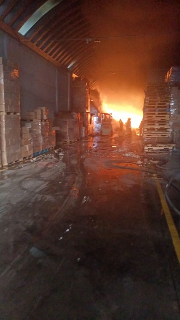 Incendio en Fábrica de Veladores