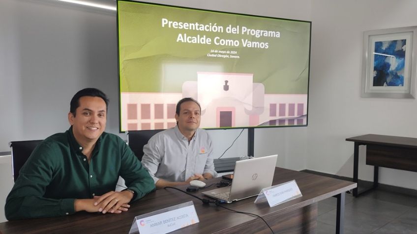 'Cajeme cómo vamos' presenta programa 'Alcalde cómo vamos'; ofrecerá datos semestrales