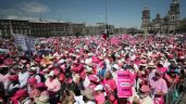 Foto ilustrativa de la nota titulada AMLO reacciona al último Debate Presidencial y a 'Marea Rosa' en el Zócalo de la capital