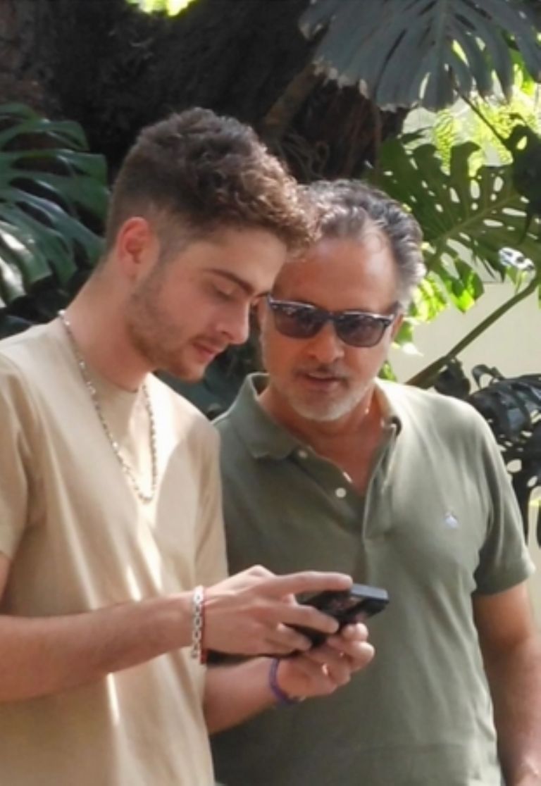 Reunión de Nicolás Buenfil con Ernesto Zedillo Jr.