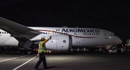 Avión Aeroméxico aterriza de emergencia en Hermosillo; reportaron un problema a bordo