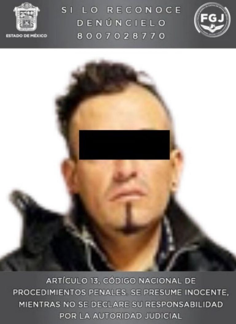 Presunto feminicida en Edomex