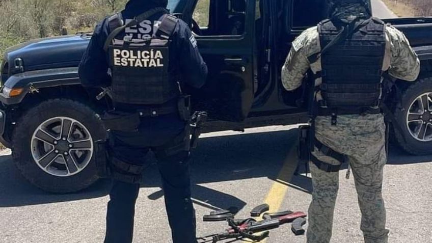 Golpe al narco en Sonora: Aseguran armas y vehículos de presunto grupo criminal