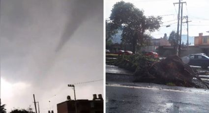 VIDEO: Sorprende a Toluca la formación de un tornado; estos son los daños que causó