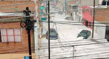 VIDEO: Violenta lluvia sorprende a Puebla y provoca ríos de granizo en las calles