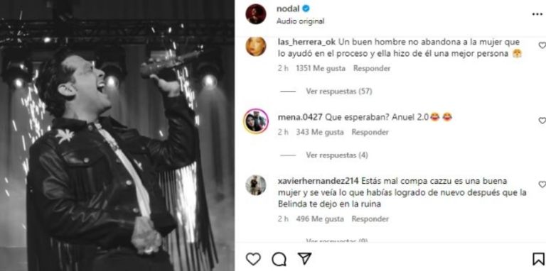Tunden a Christian Nodal por su truene con Cazzu