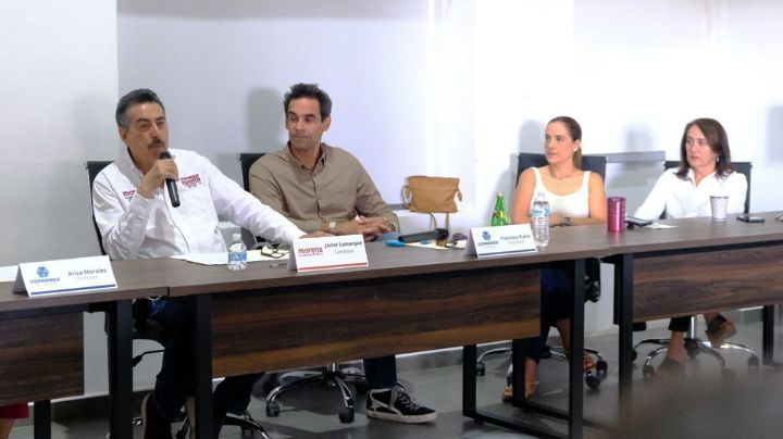 Javier Lamarque se reúne con agremiados de Coparmex en Cajeme; mostró sus propuestas