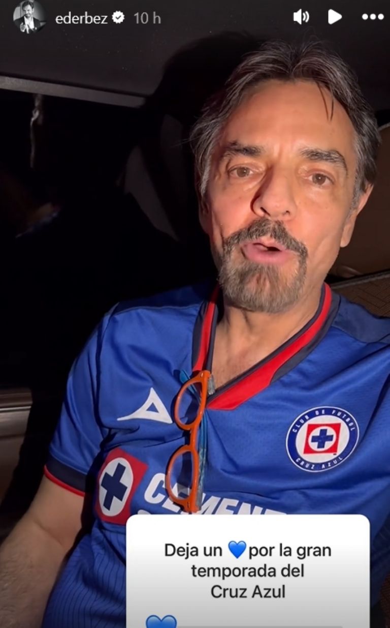 Eugenio Derbez felicita al Cruz Azul 