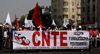Caos en CDMX por bloqueos de maestros de la CNTE; el Metro y vialidades se verán afectadas