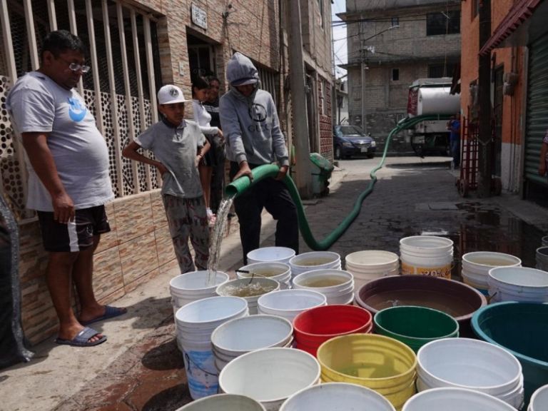 Recortes de agua en CDMX