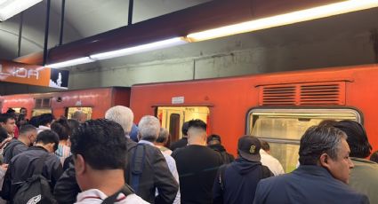 Caos en la Línea 7 del Metro: Desalojan a usuarios y desesperados buscan alternativas