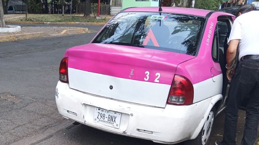 Tras asaltar a una mujer, detienen a taxista en la alcaldía Iztapalapa, en CDMX