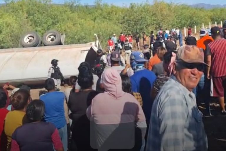 Accidente en carretera de Guaymas-Ciudad Obregón
