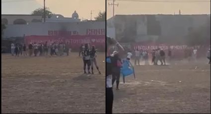 Se desata pelea campal tras juego de sóftbol en Nuevo León; registran 2 lesionados