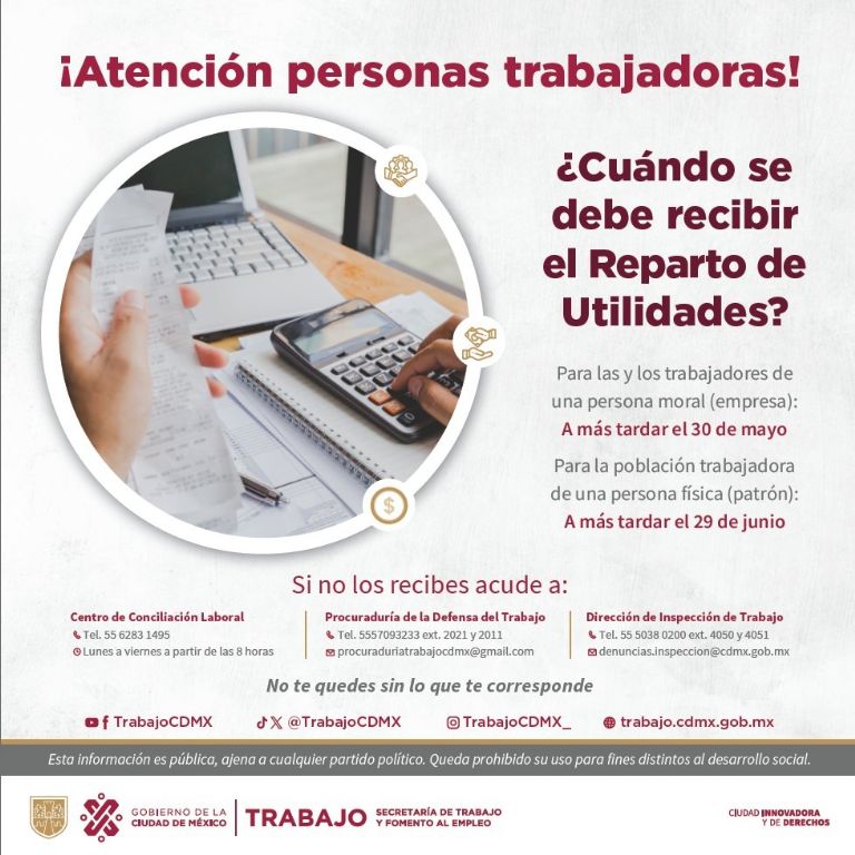 Reparto de utilidades 2024