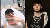 Foto ilustrativa de la nota titulada Peso Pluma sufre inesperado accidente en pleno concierto y termina hospitalizado