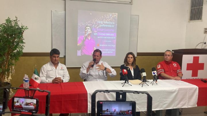 César Lozano regresa a Ciudad Obregón, Sonora, para evento a beneficio de Cruz Roja
