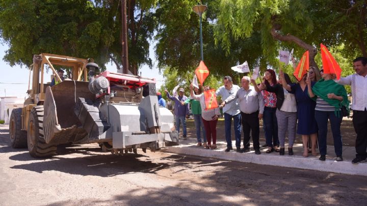 Ayuntamiento de Cajeme da banderazo para rehabilitación de calles en la Villa California