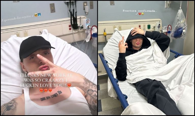 Peso Pluma sufre accidente y es hospitalizado