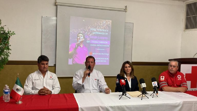 César Lozano regresa para dar nueva conferencia para la Cruz Roja