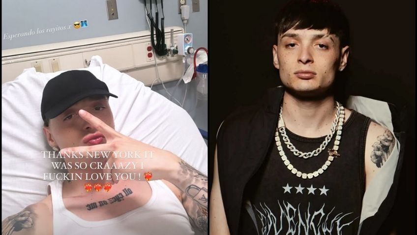 Peso Pluma sufre inesperado accidente en pleno concierto y termina hospitalizado