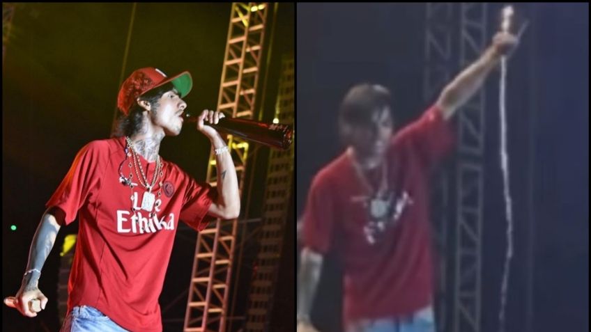 VIDEO: Natanael Cano da concierto alcoholizado; lo destrozan por humillar a su equipo