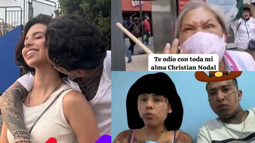 Christian Nodal y Ángela Aguilar confirman noviazgo y estallan los memes contra ellos