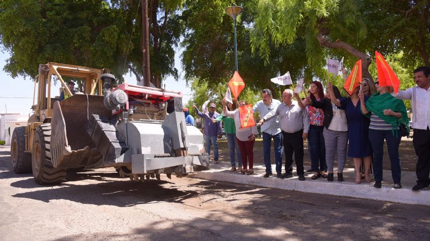 Ayuntamiento de Cajeme da banderazo para rehabilitación de calles en la Villa California