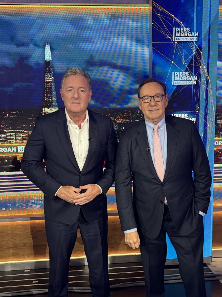 Kevin Spacey en entrevista con Piers Morgan