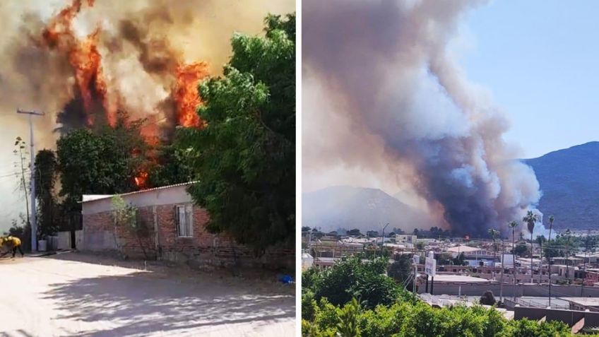 Arde Guaymas: Fuerte incendio provoca evacuación de habitantes y deja severos daños