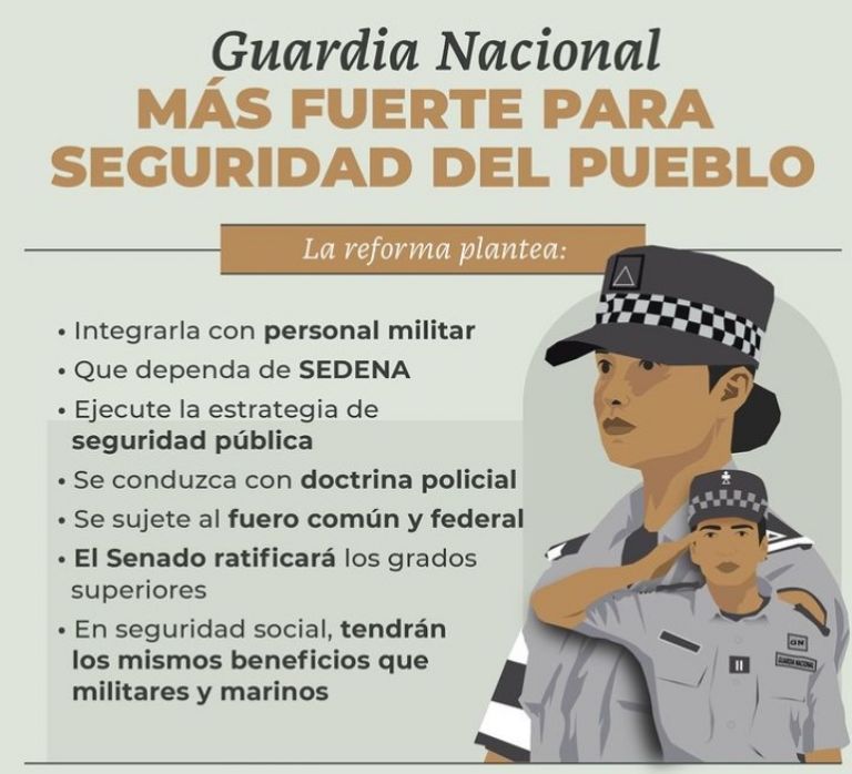 ¿Qué propone la reforma a la GN?