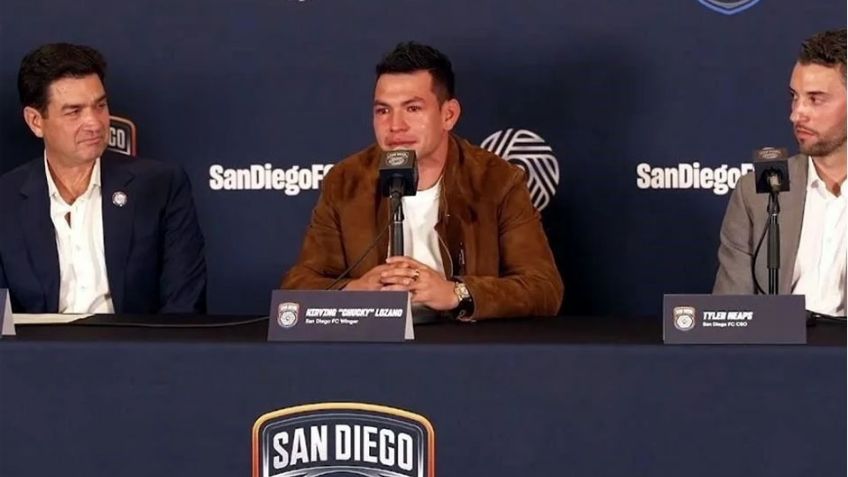 ¡'Chucky' sentimental! Hirving Lozano llora en presentación con el San Diego FC