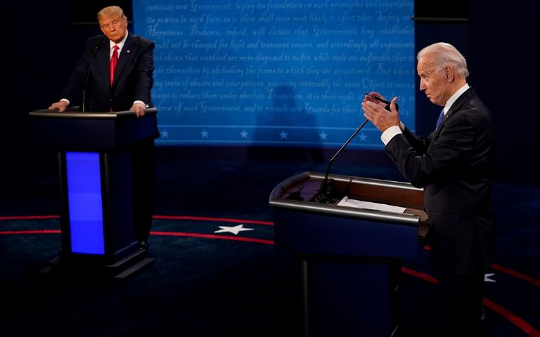 Debate entre Joe Biden y Donald Trump