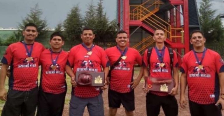 Bomberos Navojoa obtuvieron el primer lugar en la competencia 'Bomberos Master Challenge'