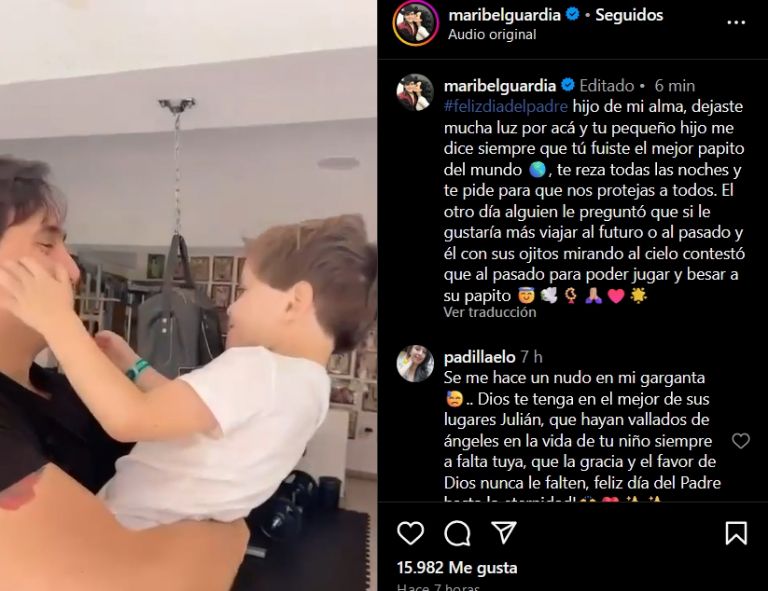 Maribel Guardia recuerda a Julián Figueroa con tierno mensaje