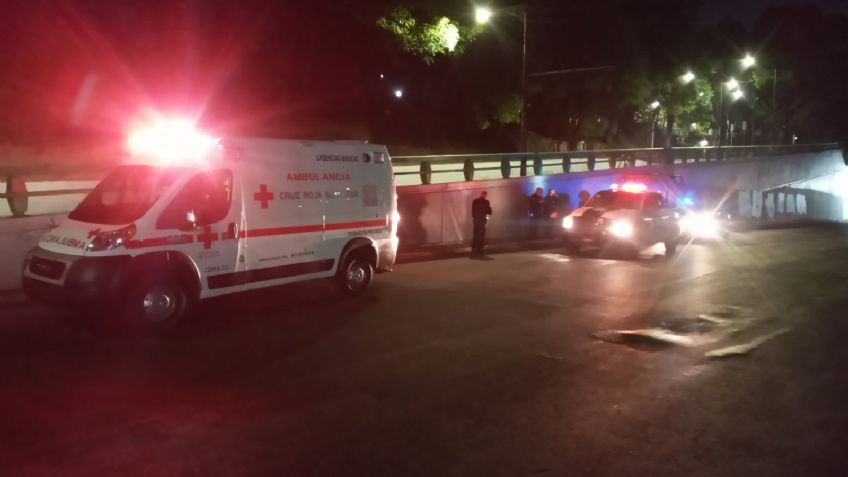 Amanece muerto: Ciclista se cuelga de un puente en Circuito Interior y Paseo de la Reforma