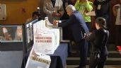 Foto ilustrativa de la nota titulada VIDEO: AMLO madruga y acude a su casilla para votar en las Elecciones 2024